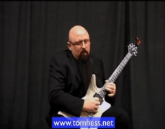 Tom Hess Playing An Exotic Guitar Lick