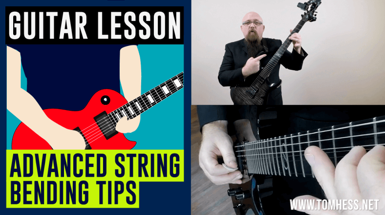 Guitar string bends