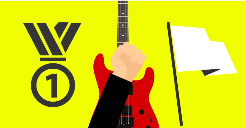 Perseverance to play guitar