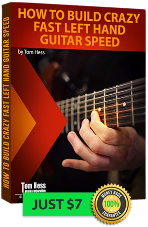 Build crazy fast left hand guitar speed