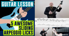How To Play Guitar Arpeggios With Slides