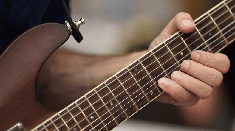 Stuck in guitar playing