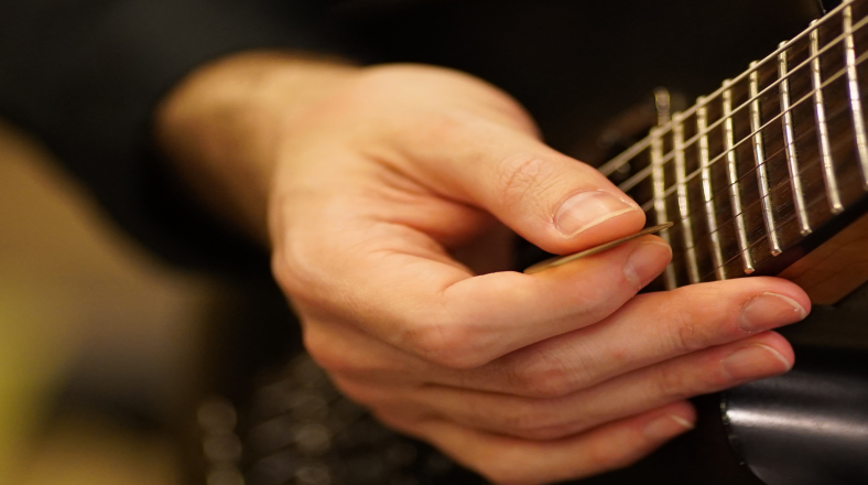 Play guitar with feeling