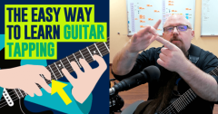 Guitar tapping lesson