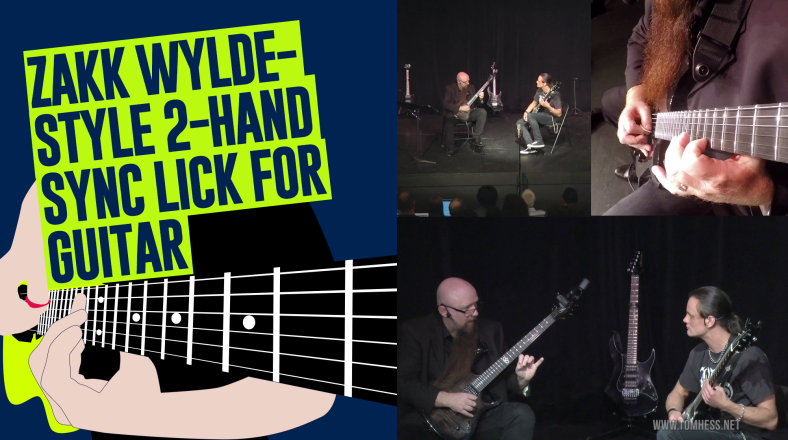 two-hand synchronization on guitar