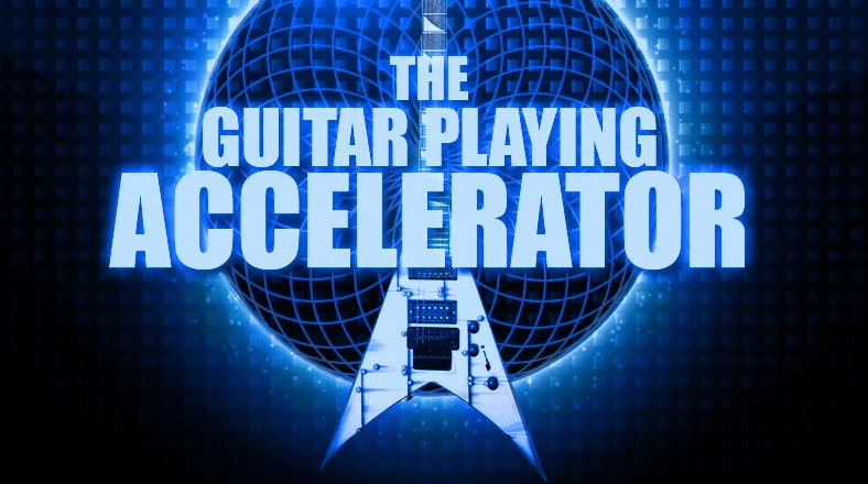 Guitar playing accelerator