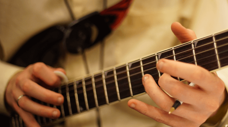 Guitar tapping creativity