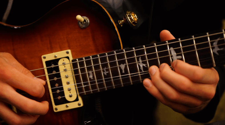 Fast guitar playing progress