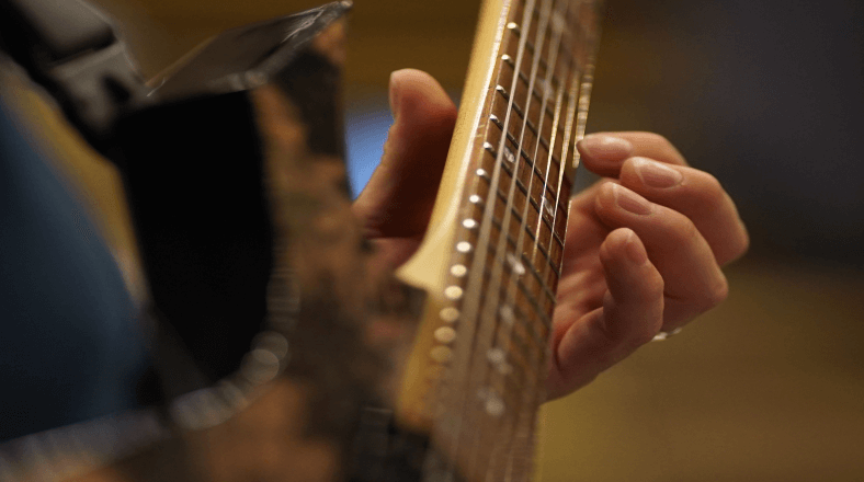 Lead guitar solo melody