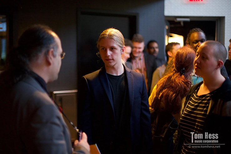 Musicians talk at the events