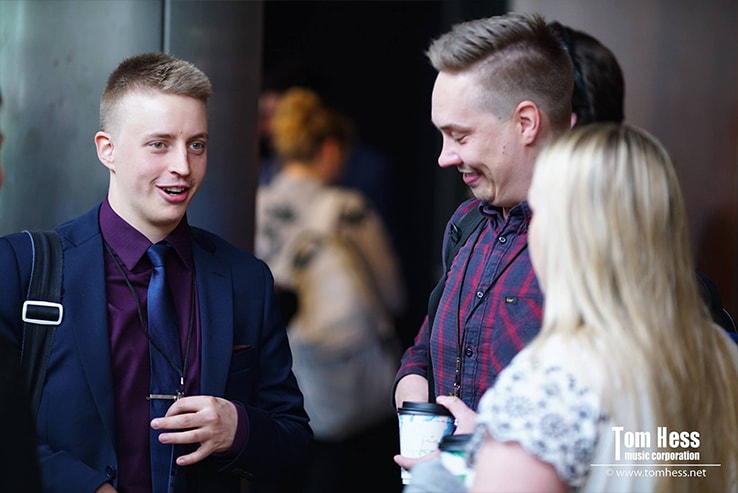 Guitar teachers hanging out