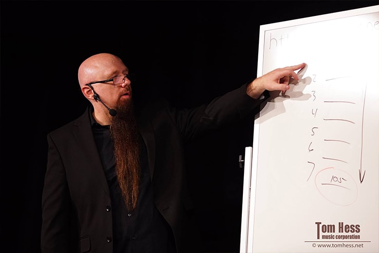 Tom Hess shows how to manage guitar teaching business