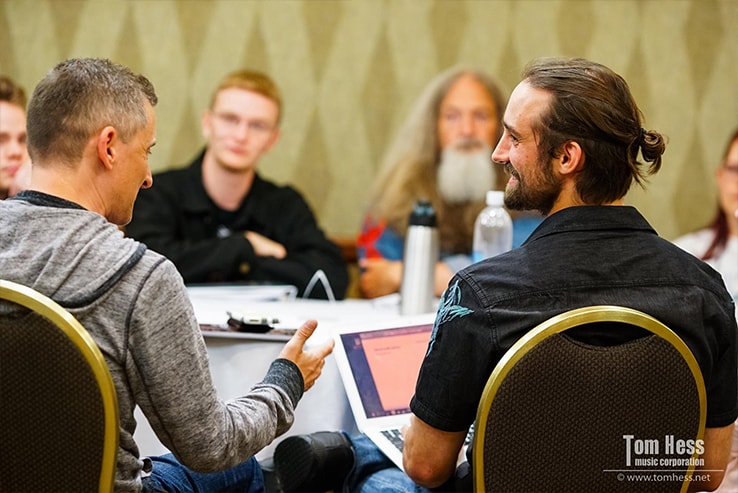 Leaning at the live events