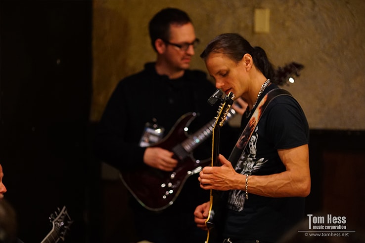 Musicians jamming at HESSFEST