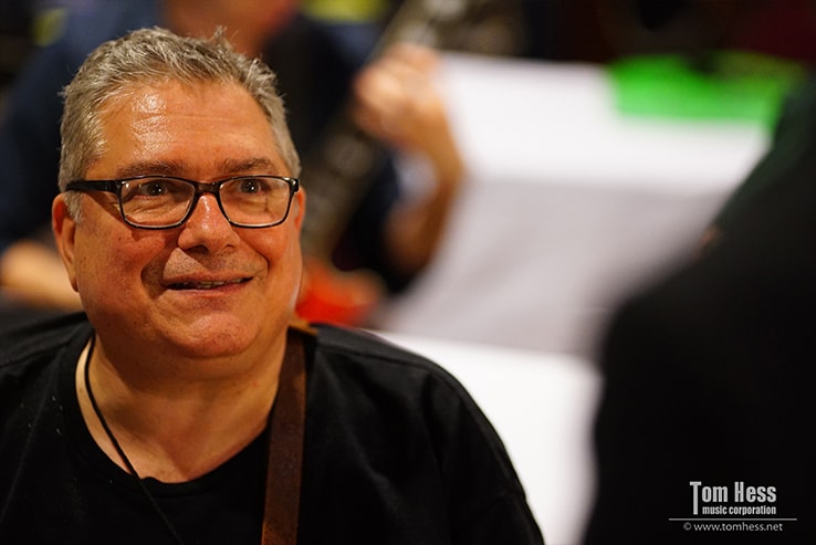 Guitar event attendee