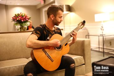 Creative playing on acoustic guitar