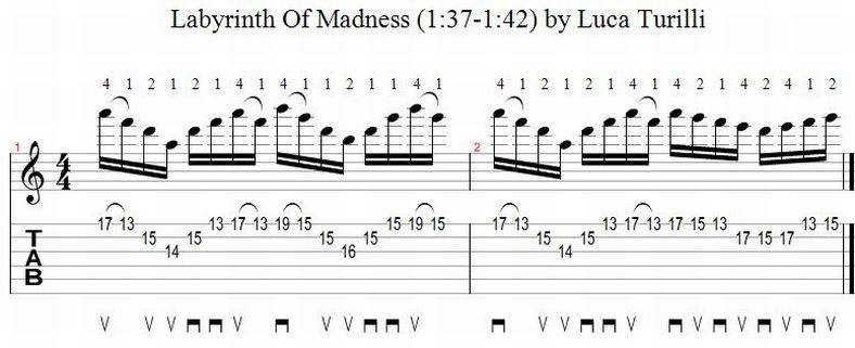 Labyrinth of Madness Guitar Tab