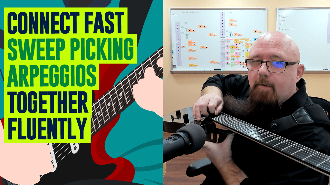 Connect Sweep Picking Arpeggios Together