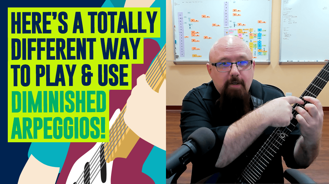Using diminished arpeggios in a different way