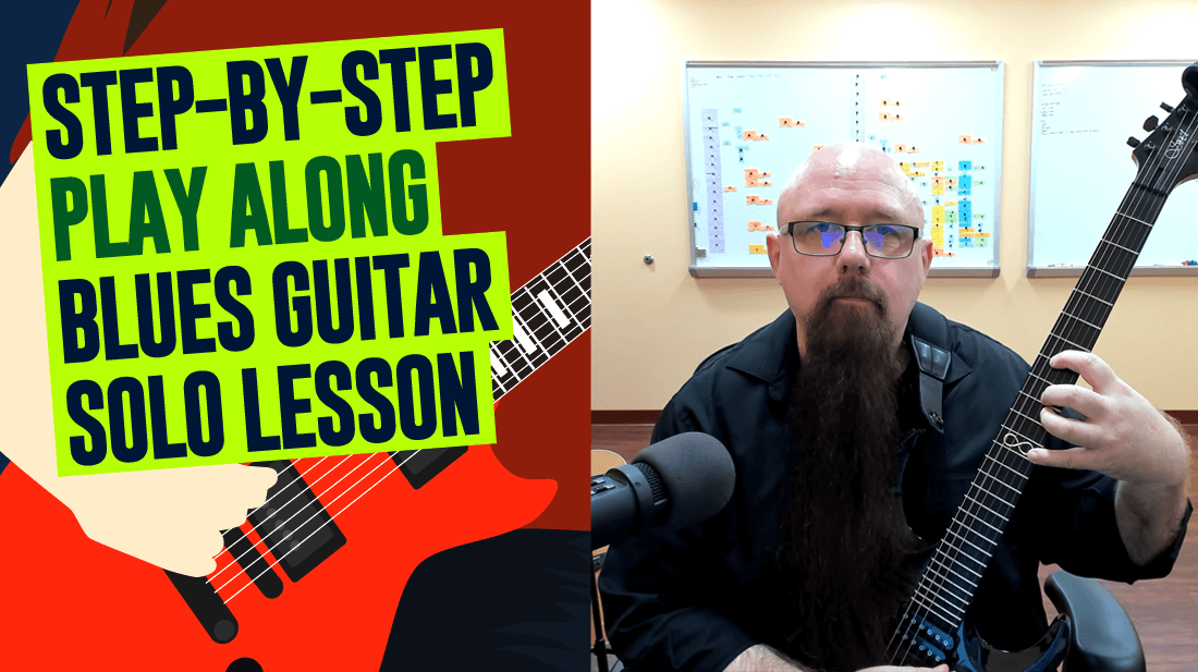Blues guitar solo lesson