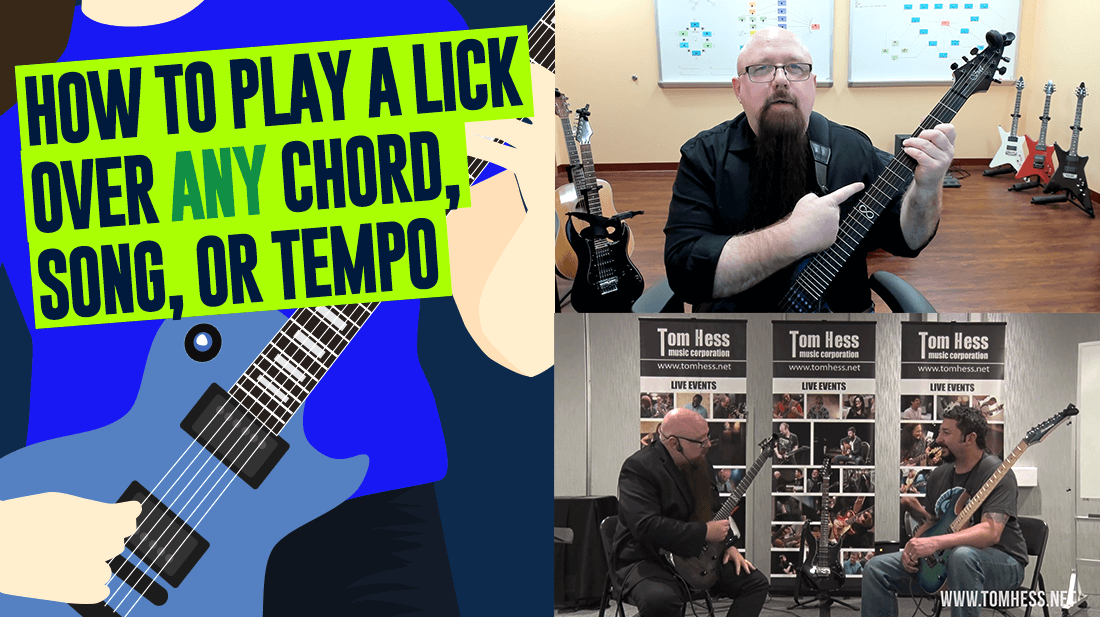 How to play a lick over any chord