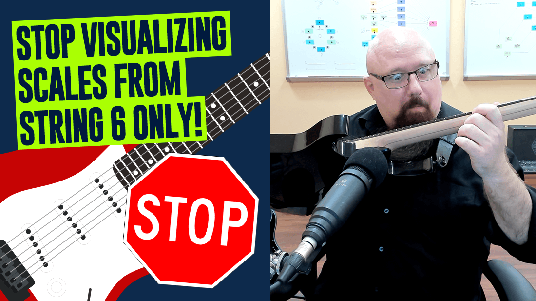 How To Visualize Guitar Scales From Any String