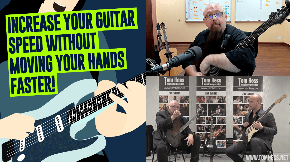 Increase your guitar speed without moving your bands faster