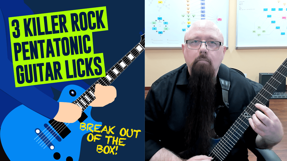 3 killer rock pentatonic guitar licks