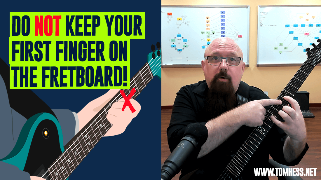 Should I Leave My First Finger On The Guitar