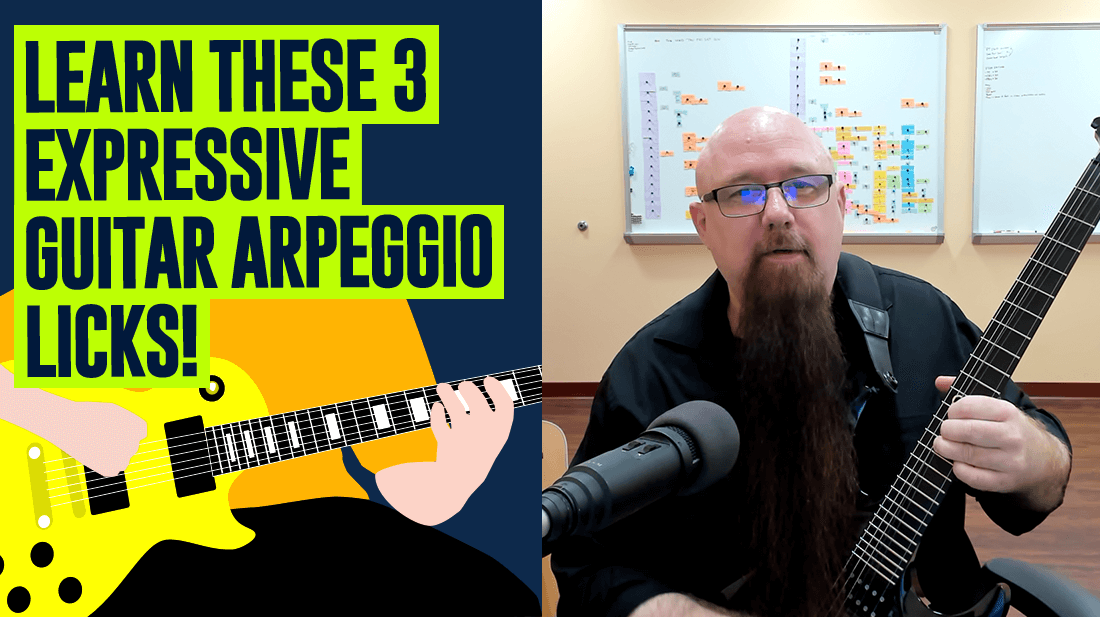 Expressive guitar arpeggio licks