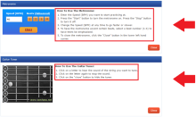 Guitar practice schedule metronome and tuner