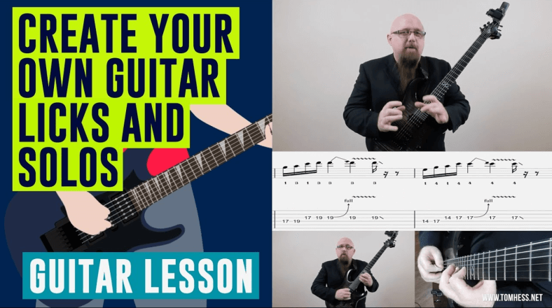 Pentatonic scale guitar licks