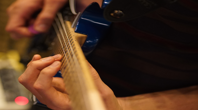 Practicing Guitar With A Metronome