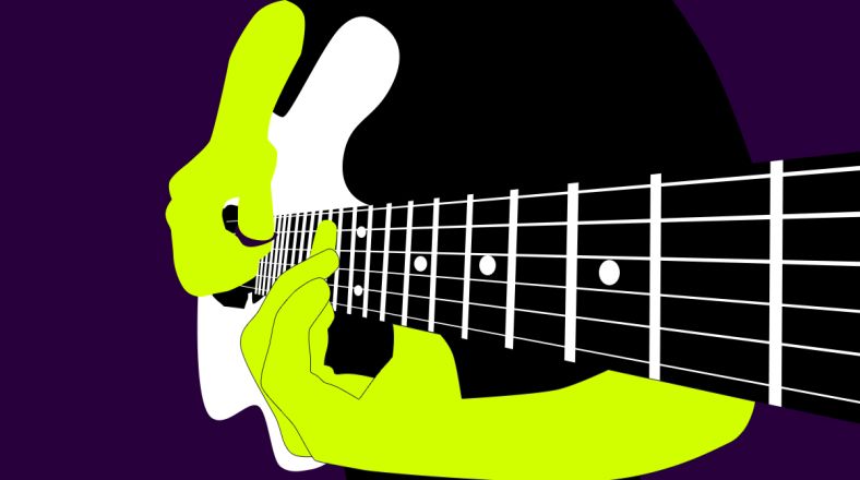 Sweep picking tapping