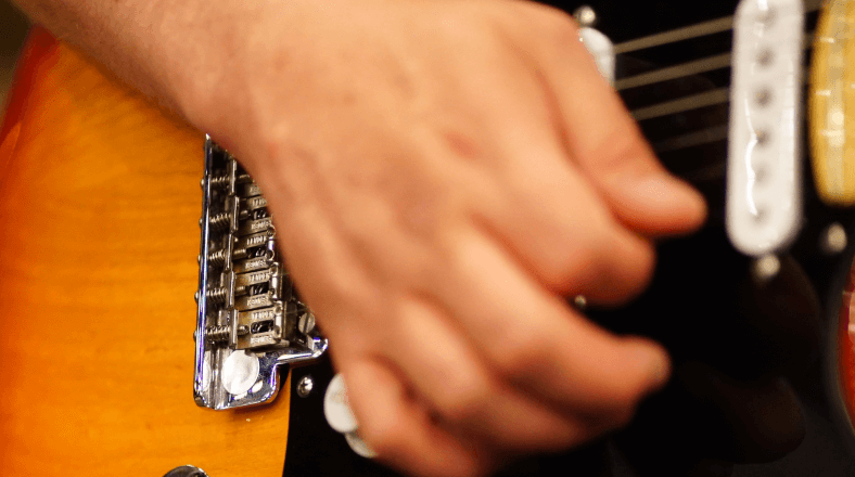 Fretting hand guitar speed