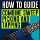 Sweep picking with tapping