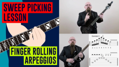 Master sweep picking rolling technique
