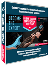 The Become The Expert - Guitar Teacher Certification Bootcamp Implementation System