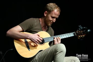 Acoustic guitar live performance