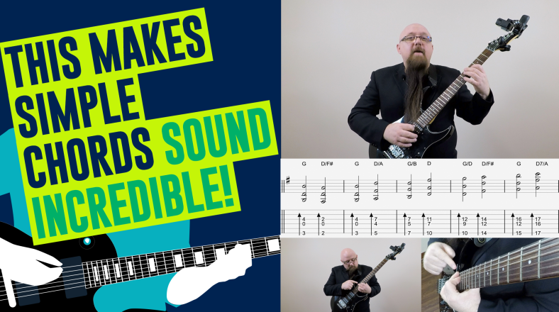 Guitar voice leading